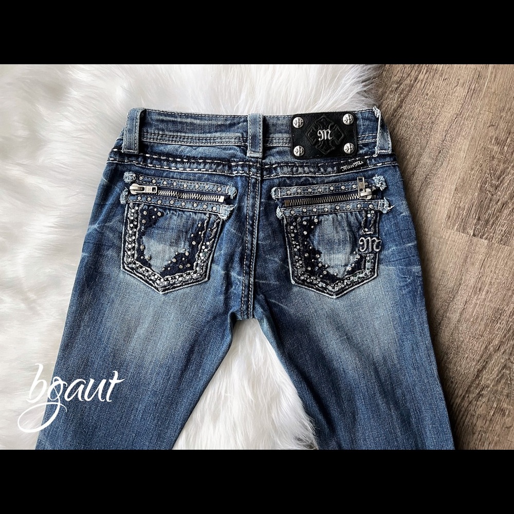 Miss Me Boot Jeans Style JE5732BR- 25 - Picture 12 of 14